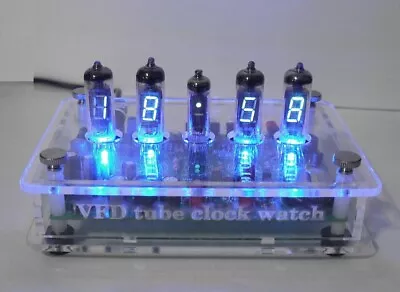 £60.35 • Buy Clock Alarm Watch VFD Nixie Tube IV-6 + IV-1 Indicators