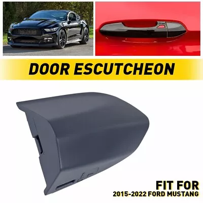 Driver Door Handle Key Lock Cap Hole Cover Bezel Fit For 2015-2022 Ford Mustang • $10.44