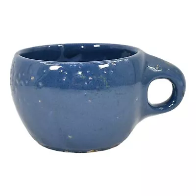 Anna Van Briggle 1955-68 Vintage Mid Century Modern Pottery Blue Ceramic Mug 101 • $9.99