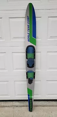 O'Brien International  World Team Comp  Water Ski  Green Blue Silver 68  VTG • $159.95