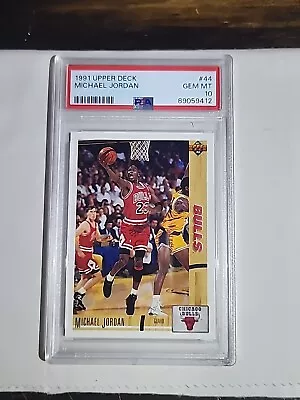 1991 Upper Deck Michael Jordan #44 PSA 10 Gem Mint • $89