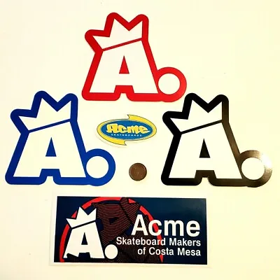 Vintage Acme Skateboard 🛹 Stickers Set Of 5 • $20