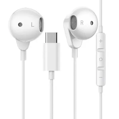 USB C Type C In-Ear Earphones Headphone Earbuds For Samsung IPhone Macbook IPad • £4.79