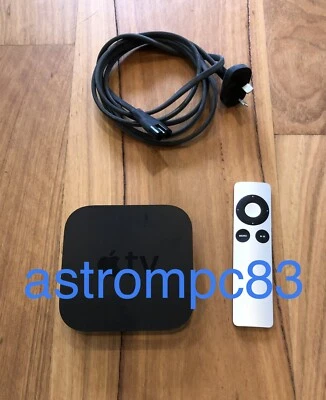 $49 • Buy Apple TV (3rd Gen) HD Media Streamer -  A1469 With Original Genuine Remote