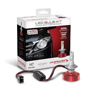Jw Speaker H7 Led Headlight Conversion Kit 6000k 12-24v 990007 • $179.90