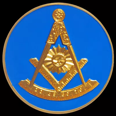 Mason Masonic Past Master Car Emblem-New! • $6.88