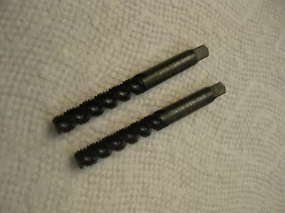 1/4-28 NF Spiral Flute Bottom Tap 3 Flute Nitrided HS1 GH3 Brubaker 2pc Lot • $21.95