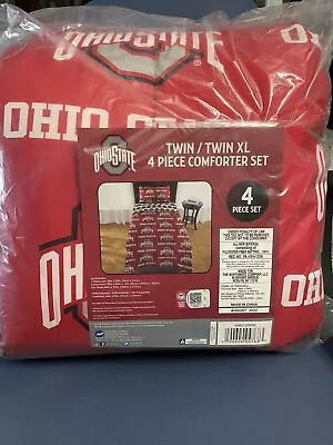 Ohio State Buckeyes Twin Bed In A Bag (Rotary) OFFICIAL NCAA • $59.99