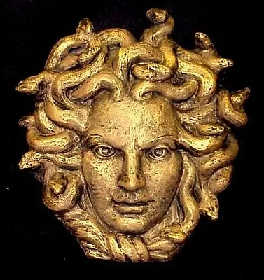 Medusa Greek Roman Goddess Wall Sculpture Home Decor • $142.99