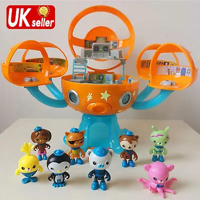  Fun Octonauts Octopod Castle Playset With Sound And Light - 8 Doll Animals Incl • £59.99