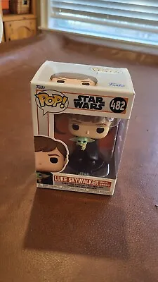 Funko Pop! Star Wars: Luke Skywalker With Grogu BABY YODA #482 NRFB NEW!! • $4.45