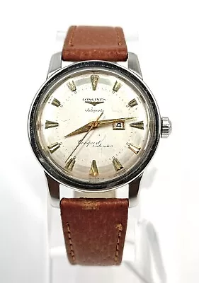 Vintage Longines Conquest Calendar Date 35mm 19ASD 9004 Runs 19j • $799.95