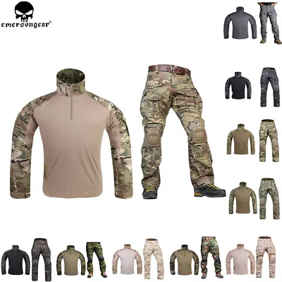 Emerson G3 Combat Shirt & Pants Knee Pads Set Tactical Military GEN3 BDU Uniform • $125.95