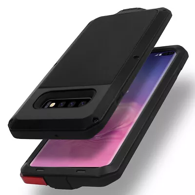 For Samsung Galaxy S10+ S9 S8+ Case Aluminum Metal Shockproof Heavy Duty Cover • $20.99