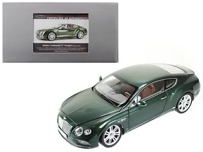 $222.22 • Buy 2016 Bentley Continental GT LHD Verdant Green 1/18 Diecast Model Car By Paragon