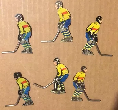 Russian Table Hockey Players- 1950's -60’s Yellow Team- ColecoMunro Eagle • $66.51