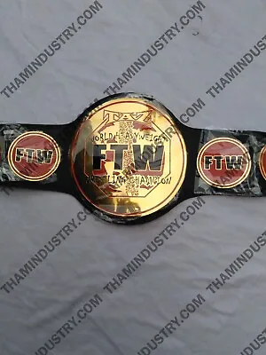Taz Ftw 4mm Heavyweight Championship World Wrestling Title Belt (replica) • $229.99