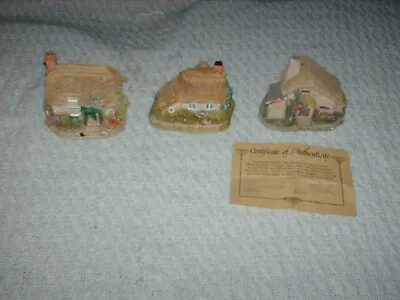 2 Lilliput Lane Ornaments And A David Winter Drovers Cottage Ornament Miniatures • £14