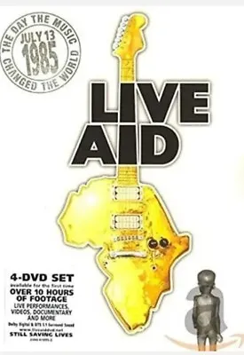 £89 • Buy Live Aid 4-Dvd Live At Wembley Stadium Brand New & Factory Sealed (1985)