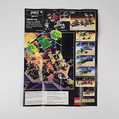 LEGO Space M:Tron Catalog Mini Poster Book 1992 • $13.97