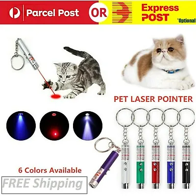 Mini Cat Dog Pet Toy Red Laser Light LED Pointer Pen Lazer Interactive Training  • $10.99