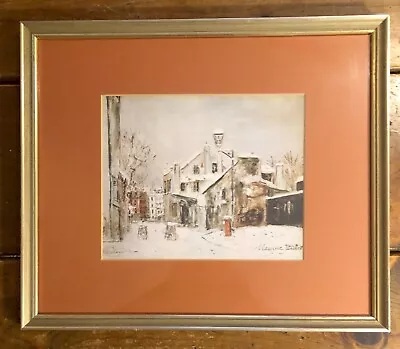 Two (2) Maurice Utrillo Prints La Maison Mimi Pinson & Sacré-Coeur De Montmartre • $450