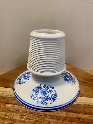 Antique/Vintage Match Striker And Holder - Nice White/Blue • $99.99