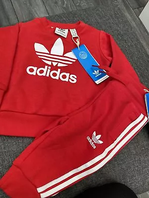 Baby Boy Adidas Tracksuit New 6/9 Months • £14.50