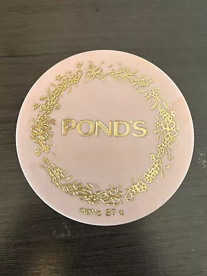 Vintage Pond's Face Powder In Pink Round Case - With Some Powder • $5