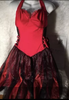 $14.40 • Buy Bedroom Devil Halloween Costume Dress Medium Dress Only