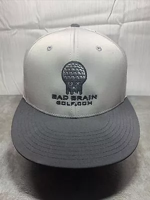 Bad Brain Golf Hat Cap Mens Stretchfit Vented Rare Black Gray SZ XL  Dont Think  • $23.10