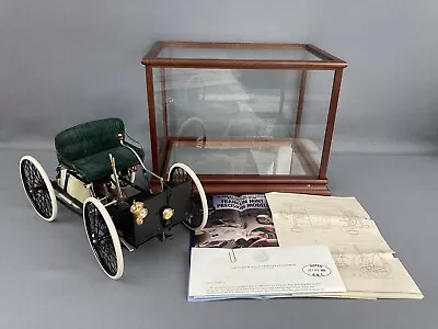 RARE Franklin Mint 1896 Ford Quadricycle W/Hardwood Display Case 1/6 Diecast NIB • $1000