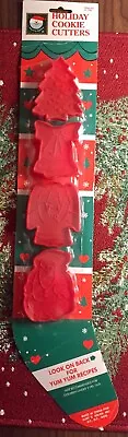 Kurt Adler*Christmas Cookie Cutters*vintage*Set Of Four* New In Package*Holiday • $2.99