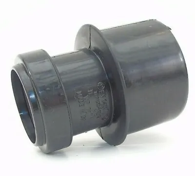 Pack Of 2 POLYPIPE Push-Fit Waste 50mm X 32mm Socket Reducer Black WP70B • £7.76