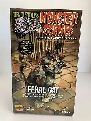 Dr. Deadly's Monster Scenes Feral Cat Model Kit #712 2011 Factory Sealed • $44.99