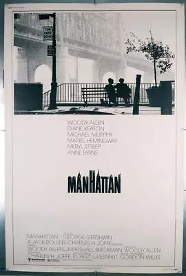 MANHATTAN (1979) 7072   Woody Allen   Diane Keaton  Movie Poster   40x60 Poster • $600