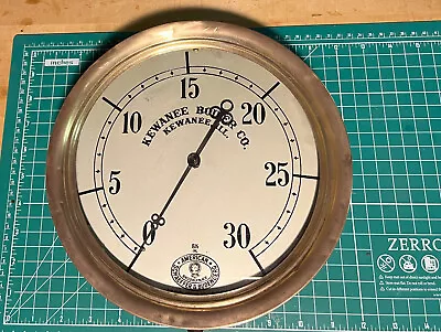 Steampunk Antique Brass And Cast Iron 10  Pressure Gauge • $150