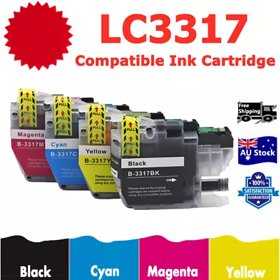 LC3317 LC-3317 Ink Cartridges For Brother MFC J5330dw J6530dw J6730dw LC3319 XL • $8