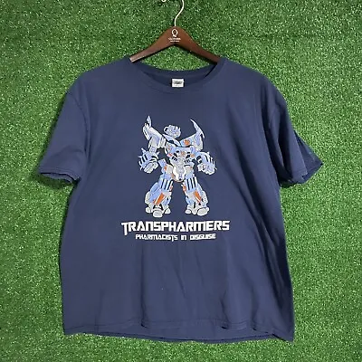 VTG Transformers Theme Funny T-shirt Megatron Optimus Prime T-Shirt XL • $18.93