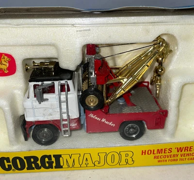 £192.26 • Buy Vintage Corgi Toys Holmes Wrecker Tow Truck Ford  #1142 Boxed, Near Mint 70's
