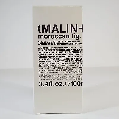 Malin + Goetz Moroccan Fig Women's Men Eau De Toilette EDT Spray Fragrance 3.4oz • $139.95
