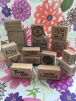 Wedding / Baking Rubber Stamps - Various Designs Available - By East Of India • £2.50