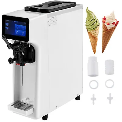 Commercial Mix Flavor Soft / Hard Ice Cream Machine Maker Ice Cream Cone 110V • $839.99