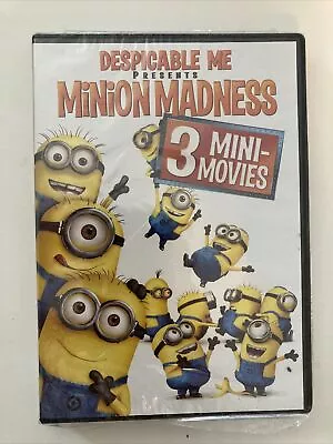 BRAND NEW Despicable Me Presents MINION MADNESS DVD (3 Mini-Movies) Kids Cartoon • $5.99