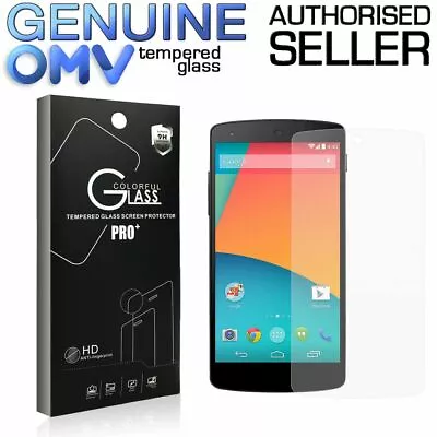 GENUINE OMV Tempered Glass Screen Protector Film Guard For LG Google Nexus 5 • $24.75