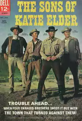 Sons Of Katie Elder #1 VG; Dell | Low Grade - John Wayne Photo Cover - We Combin • $74.99