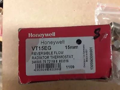 HONEYWELL  15MM REVERSIBLE FLOW RADIATOR THERMOSTAT  See Photos  REDUCED  • £6