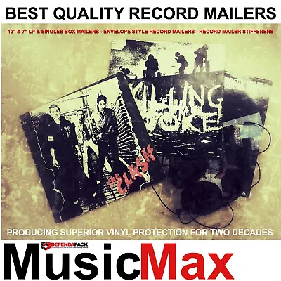 RECORD MAILERS Vinyl 12  LP 7  Singles 45s Cardboard STIFFENERS MusicMax Boxes • £14.60