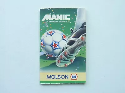 1983 Official Montreal Manic NASL Soccer Schedule • $5.83