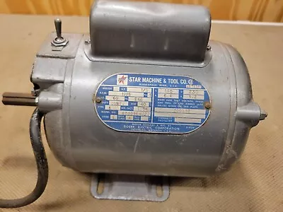 Star Machine & Tool / Doerr Electric 1/3hp Motor 1725 Rpm Model #67009EH722 • $59